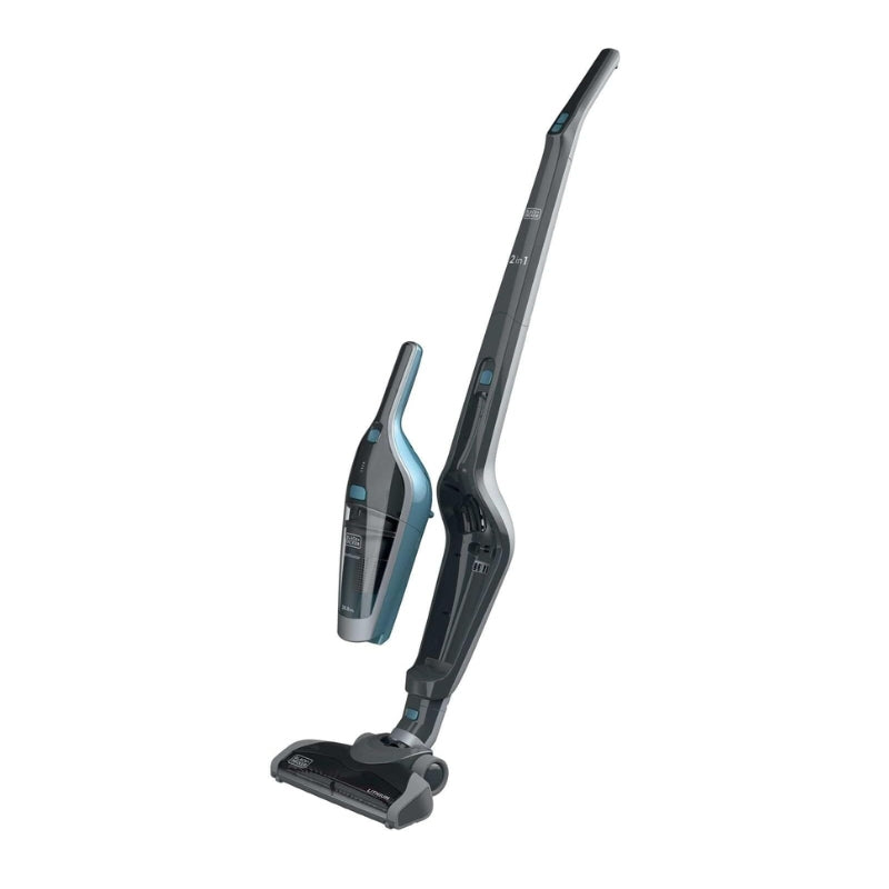 Black+Decker 14.4V 28.8Wh Cordless Vacuum Cleaner, 2Ah Lithium-Ion Battery - مكنسة لاسلكية بلاك آند ديكر 2 في 1 لتنظيف الأرضيات والأثاث