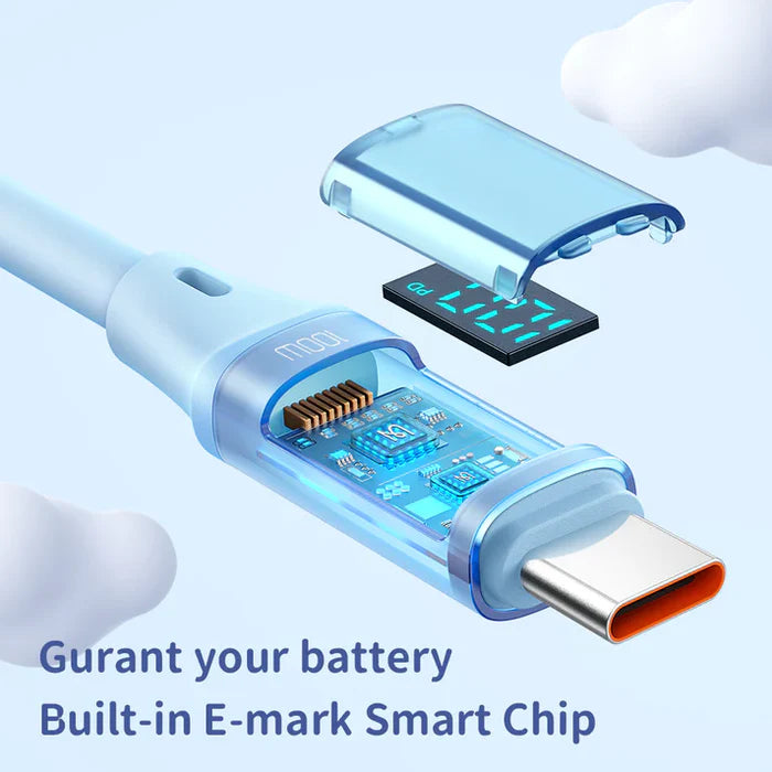 Mcdodo 100W Type C To Type C Digital HD Cable 1.2M - كيبل ماكدودو 100 واط من التايب سي إلى التايب سي عالي الدقة بطول 1.2 متر