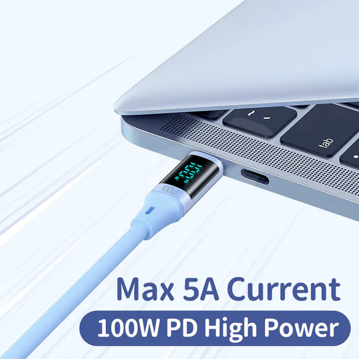 Mcdodo 100W Type C To Type C Digital HD Cable 1.2M - كيبل ماكدودو 100 واط من التايب سي إلى التايب سي عالي الدقة بطول 1.2 متر