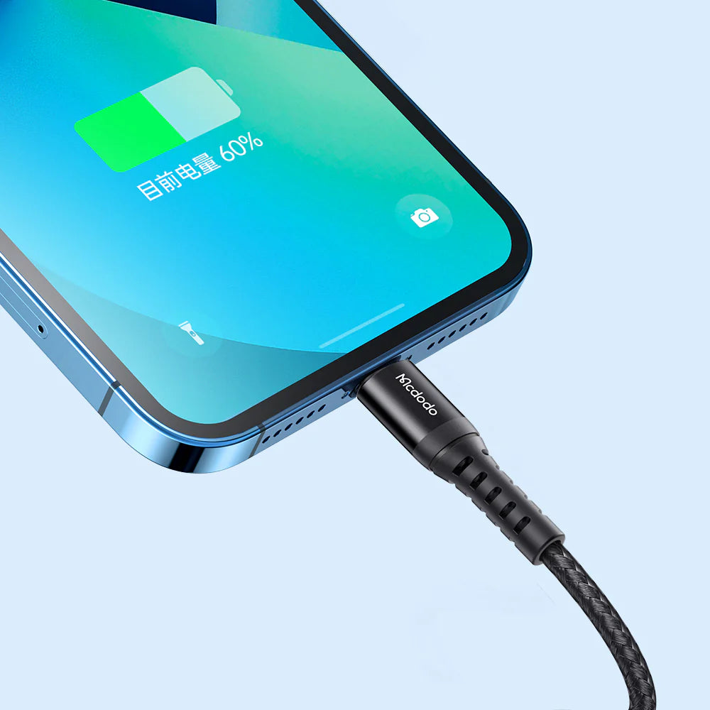 Mcdodo Charging Data Cable For iPhone 1M - كيبل لايتننغ لليفون بطول 1 متر من مكدودو