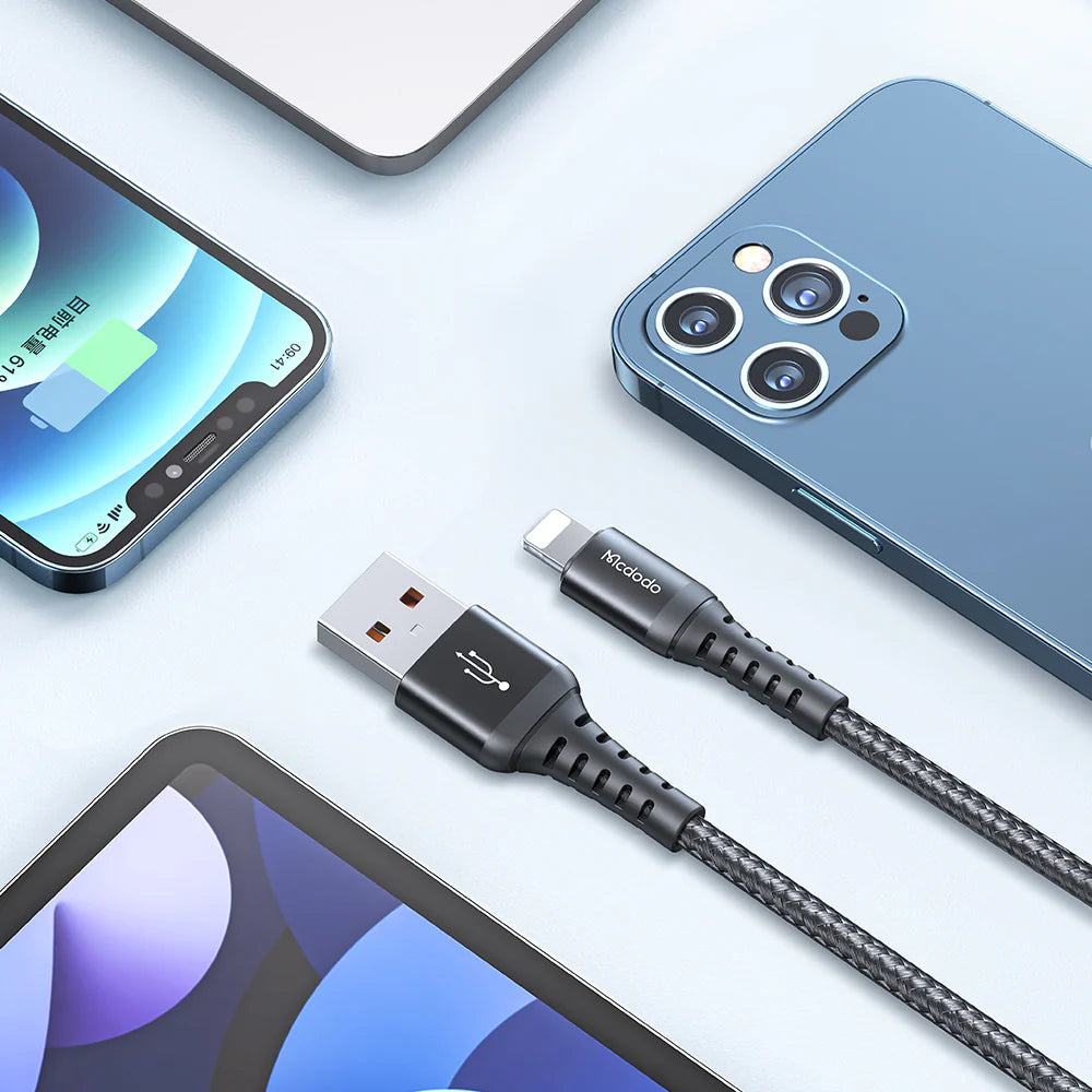 Mcdodo Charging Data Cable For iPhone 1M - كيبل لايتننغ لليفون بطول 1 متر من مكدودو