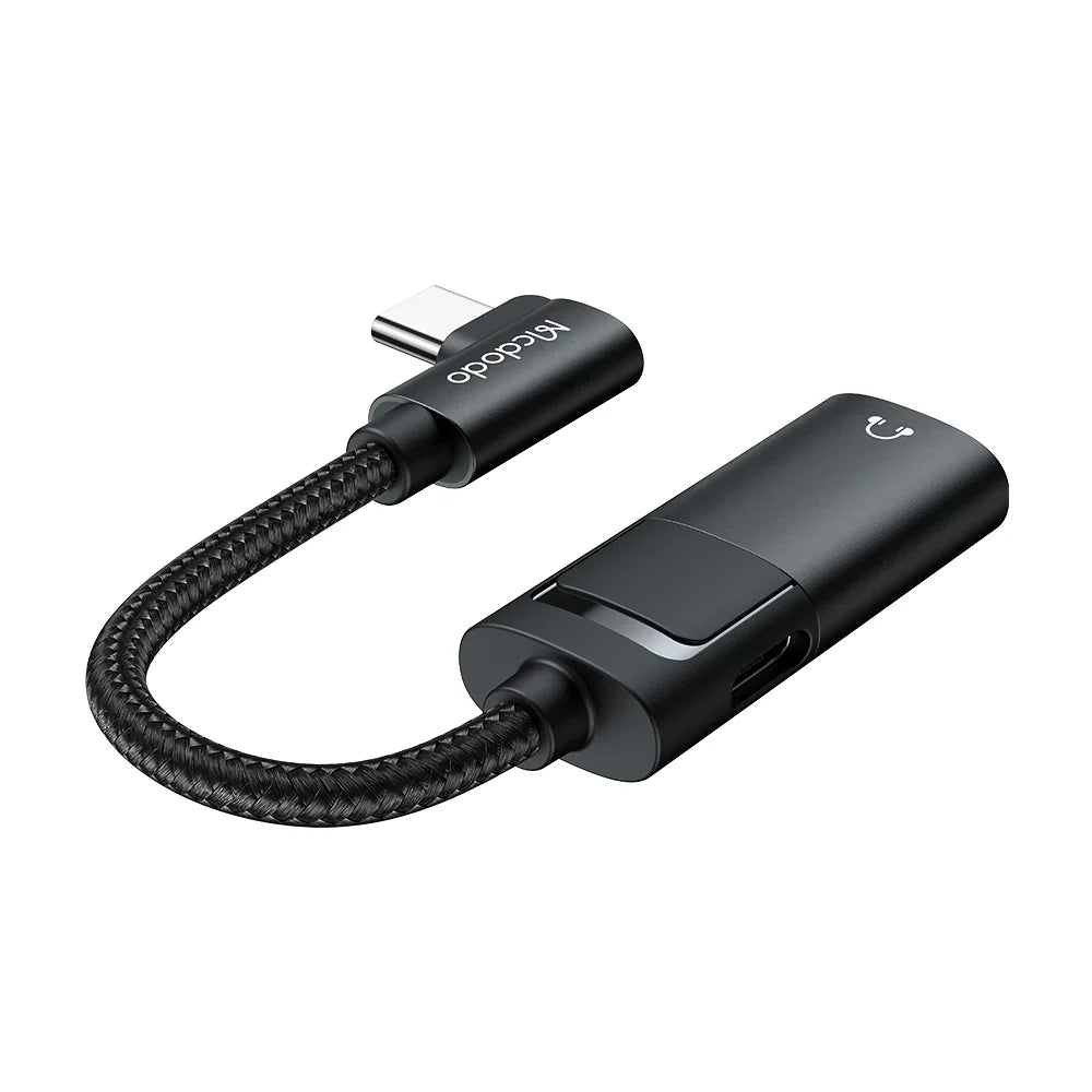 كابل ماكدودو 27 وات يو اس بي من التايب سي إلى يو اس بي من التايب سي ومنفذ أوكس - Mcdodo Cable 27W PD USB Type C to USB Type C & AUX Port