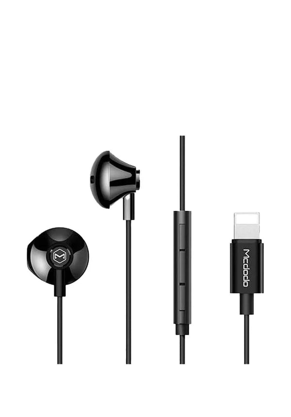 سماعة داخل الاذن مكدودو - Mcdodo Achievement Series Lightning Wired Earphone 1.2m