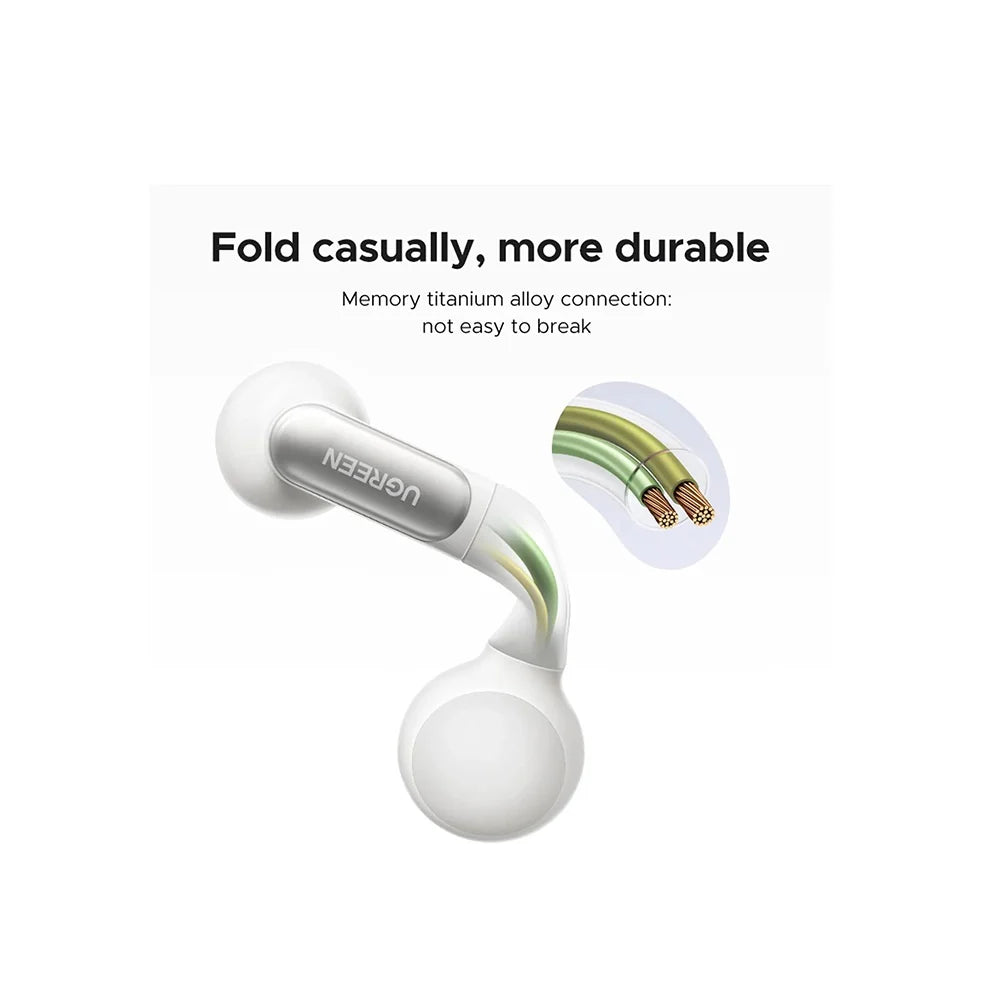 UGREEN HiTune S5 True Wireless Earbuds White | سماعات يوجرين هاي تيون S5 لاسلكية بلوتوث أبيض