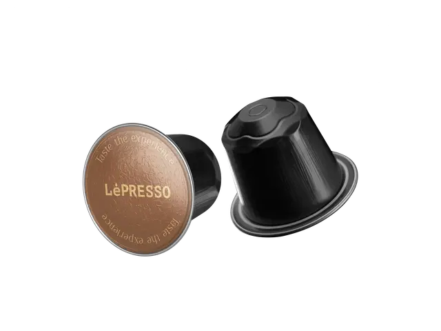 LePresso Colombia Arabica Coffee Capsules 10 Nespresso Pods - كبسولات ليبريسو ألومنيوم كولومبيا أرابيكا لنسبريسو - 10 قطع
