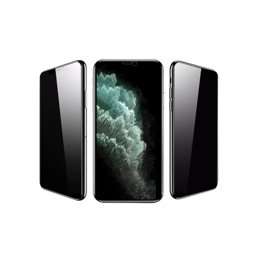 RockRose Sapphire 2.5D Screen Protector Privacy Glass for iPhone11 Pro Max/XS MAX - زجاج روك روز المقوى بالخصوصية وبتصميم الكامل لأجهزة ايفون