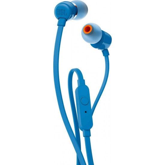 JBL Wired Universal In-Ear Headphone with Remote Control and Microphone - سماعة الاذن السلكية تي 110 من جي بي ال مع جهاز تحكم عن بعد وميكروفون