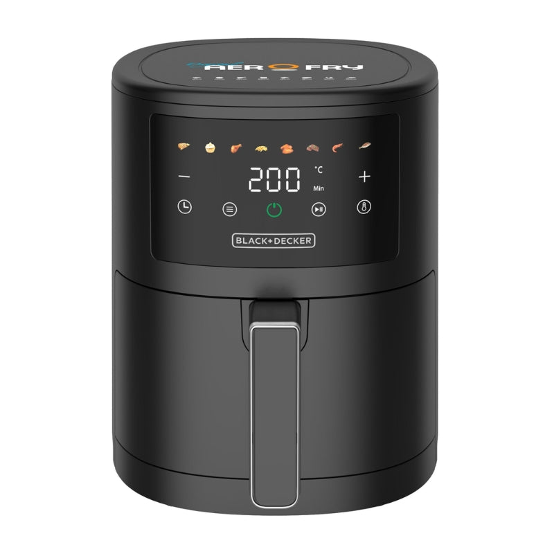 Black+Decker AerOfry Digital Air Fryer AF3500-B5 Black 3.5L - قلاية هوائية بلاك آند ديكر ديجيتال 3.5 لتر 1500 واط - اسود