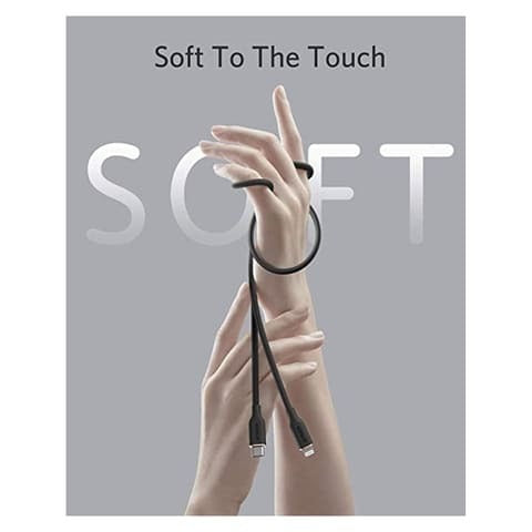 Anker 542 USB-C To Lightning Cable (Bio-Nylon) 3ft - كيبل نايلون بطول 3 أقدام تايب سي الى لايتننغ من أنكر