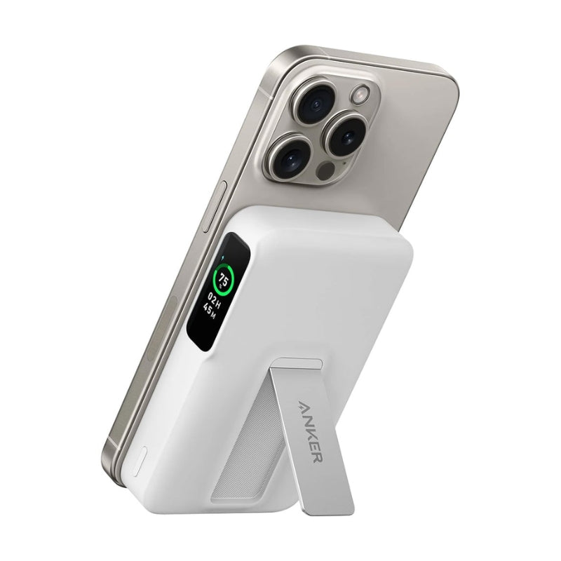 باور بانك انكر ماغ غو Qi2 بسعة 10,000 مللي امبير وبقدرة شحن 27 واط | Anker MagGo Qi2 Power Bank 10,000mAh 27W