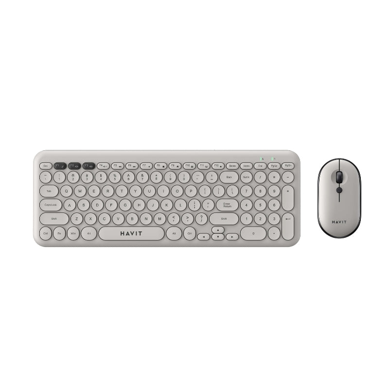 مجموعة هافيت كيبورد وماوس لاسلكية | Havit KB254GCM Wireless Keyboard + Mouse Combo