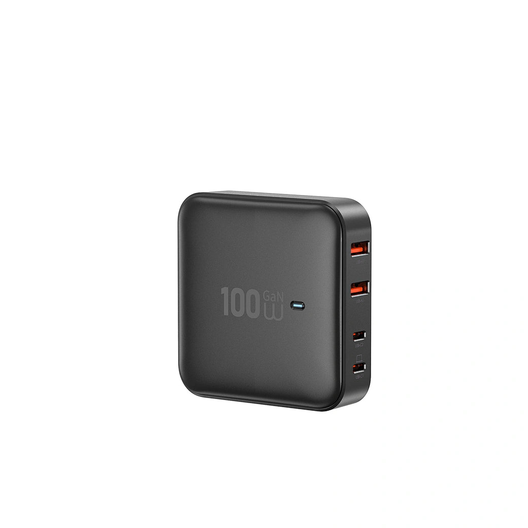 شاحن ويوو GaN متعدد المنافذ بقدرة شحن 100 واط | WiWU Wi-G013 100W Warrior Multi-port GaN Charger 2C2A