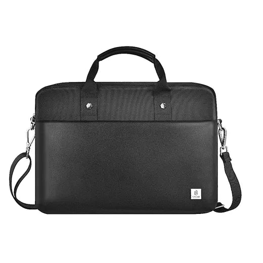 حقيبة لابتوب ويوو هالي لحجم 14 انش مع حزام كتف - اسود | WiWU Hali Laptop Briefcase Bag Handbag with Shoulder Strap 14" – Black