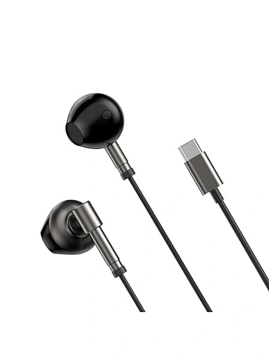 WiWU Ergonomic Design Type C Headsets 120cm Wired Sports Earphone - سماعات رأس بتصميم مريح من النوع سي مقاس 120 سم سلكية للرياضة من ويوو