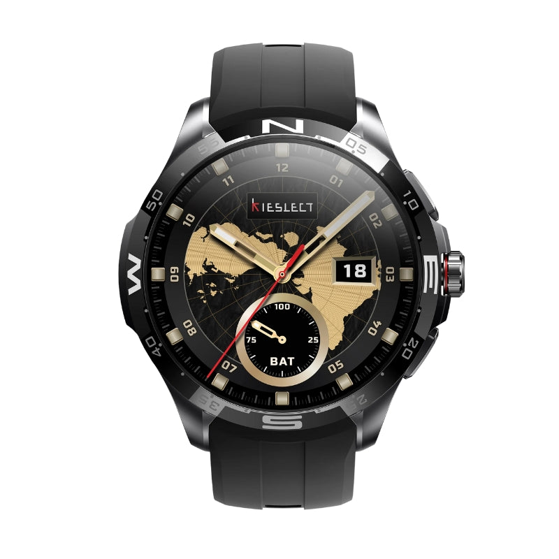 Kieslect Actor Smartwatch – 1000 Nits AMOLED, 150+ Sports Modes -الساعة الذكية اكتور من كيسليكت