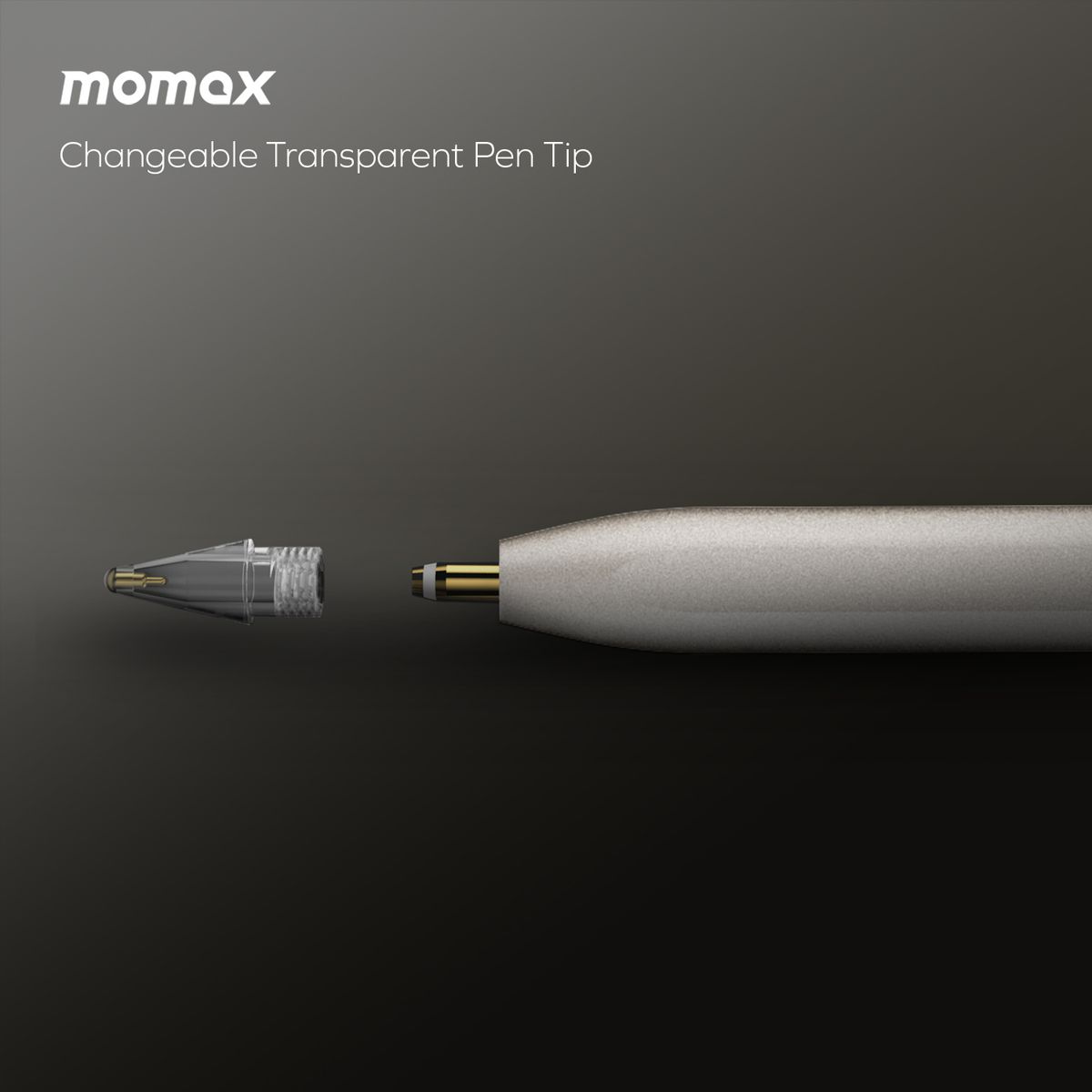 Momax Mag.Link Pro Pen | Professional Magnetic Active Stylus for iPad - قلم موماكس ماج لنك برو, قلم الكتروني مغناطيسي احترافي لاجهزة iPad