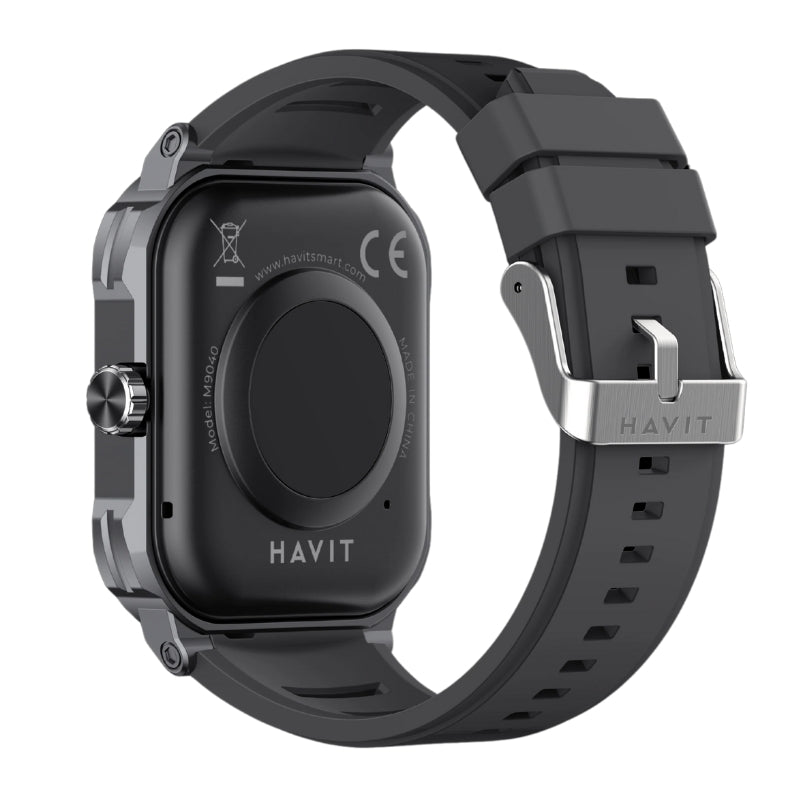 ساعة هافيت الذكية شاشة كبيرة ومكالمات بلوتوث - Havit M9040S Smartwatch – Large Display, Bluetooth Calls
