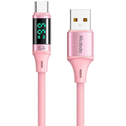 MCDODO Cable SILICONE gel Digital Display Type-C - كيبل تايب سي من مكدودو