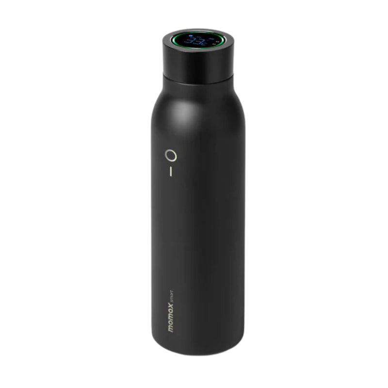 قارورة موماكس Smart Bottle الذكية الحرارية بخاصية تتبع درجة الحرارة عبر التطبيق | Momax Smart Bottle IoT Thermal Drinkware