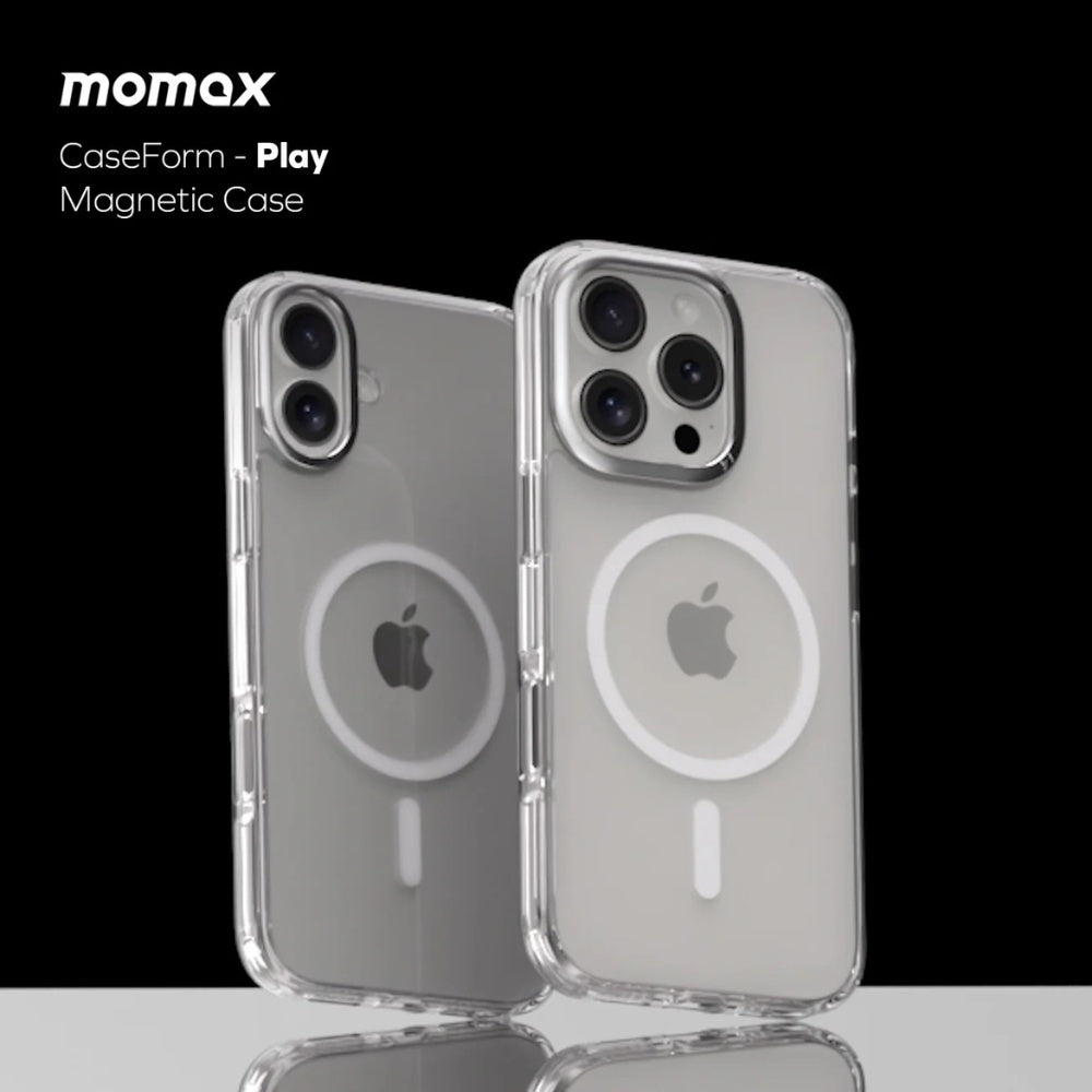 Momax Play Magnetic Case for iPhone 16 Pro Max - غطاء موماكس بلاي المغناطيسي لايفون 16 برو ماكس