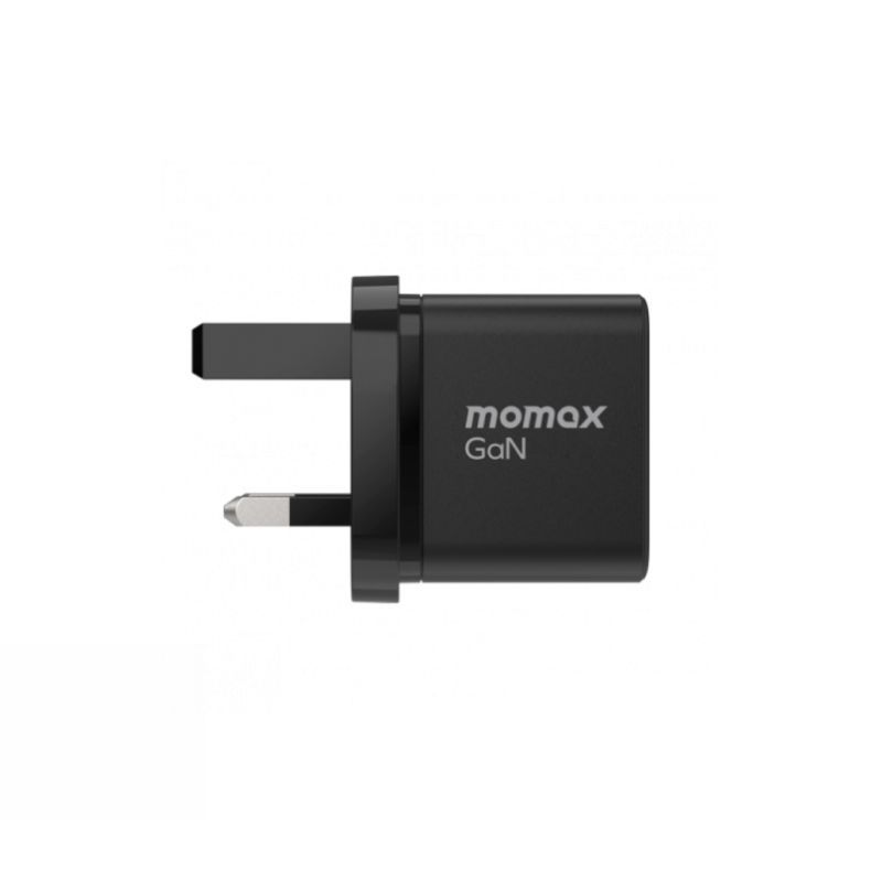 Momax Wall Charger Mini 35W 2-port USB-C GaN Technology - شاحن جداري ميني بقدرة 35واط ومنفذين يو اس بي سي من موماكس