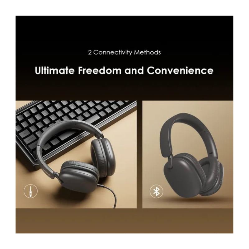 Oraimo BoomPop Lite ENC Over-Ear Wireless Headphones - سماعات أورايمو بومبوب لايت سلكية ولاسلكية بصوت غامر