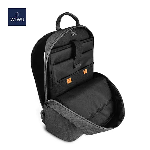 حقيبة ظهر ويوو بايلوت للابتوب بحجم 15.6 انش بوليستر مقاوم للماء | WiWU Pilot Backpack 15.6 inch Travelling Polyester Laptop Bag