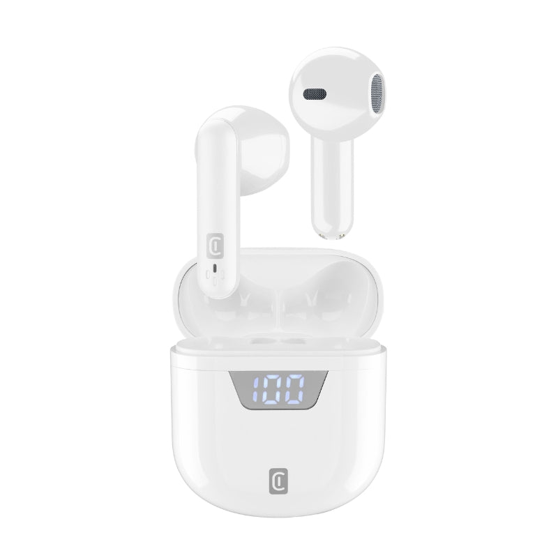 Cellularline CL Seek TWS Wireless Earbuds with LED Display - سماعة Cellularline Seek TWS بلوتوث لاسلكية مع شاشة LED