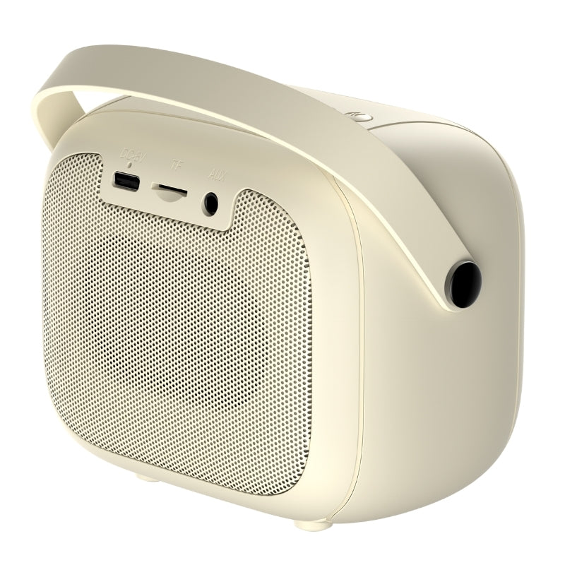 Havit SK818BT Mini Karaoke Bluetooth Speaker Beige - مكبر صوت كاريوكي بلوتوث صغير بلون البيج من هافيت
