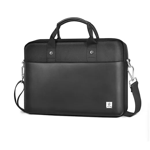 حقيبة لابتوب ويوو هالي لحجم 14 انش مع حزام كتف - اسود | WiWU Hali Laptop Briefcase Bag Handbag with Shoulder Strap 14" – Black