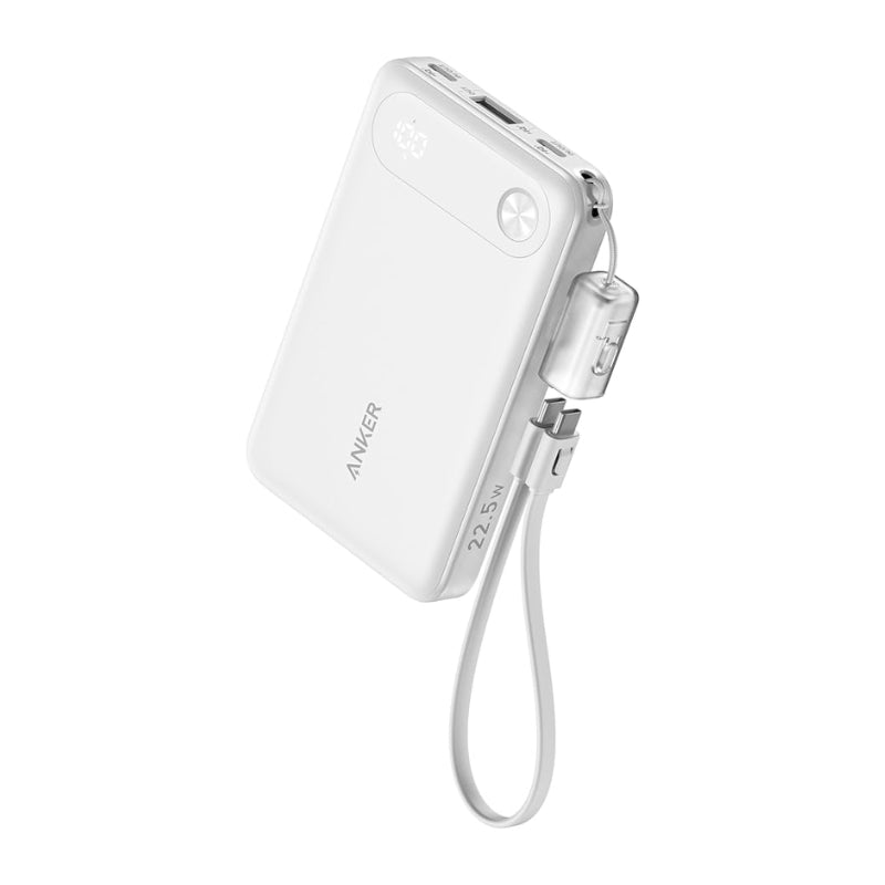 باور بانك أنكر بسعة 10,000 مللي أمبير بقدرة شحن 22.5 واط | Anker Power Bank 10,000mAh 22.5W – 1C1A