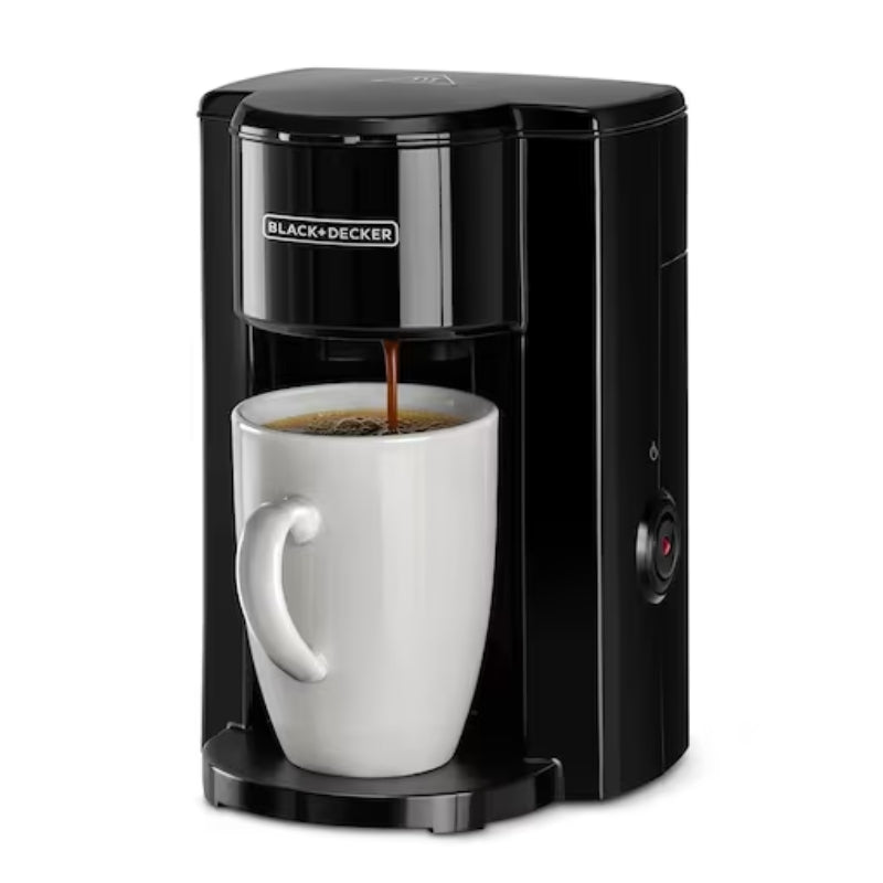 Black+Decker 1 Cup Coffee Maker DCM25N-B5 - صانعة قهوة 1 كوب كهربائية 350 واط من بلاك آند ديكر