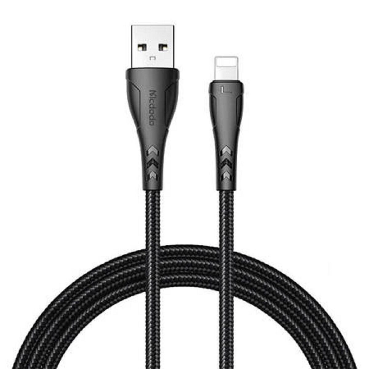 ماكدودو كابل بيانات لايتنينج سيريز مامبا بطول 1.2 متر - Mcdodo Mamba Series Lightning Data Cable 1.2m