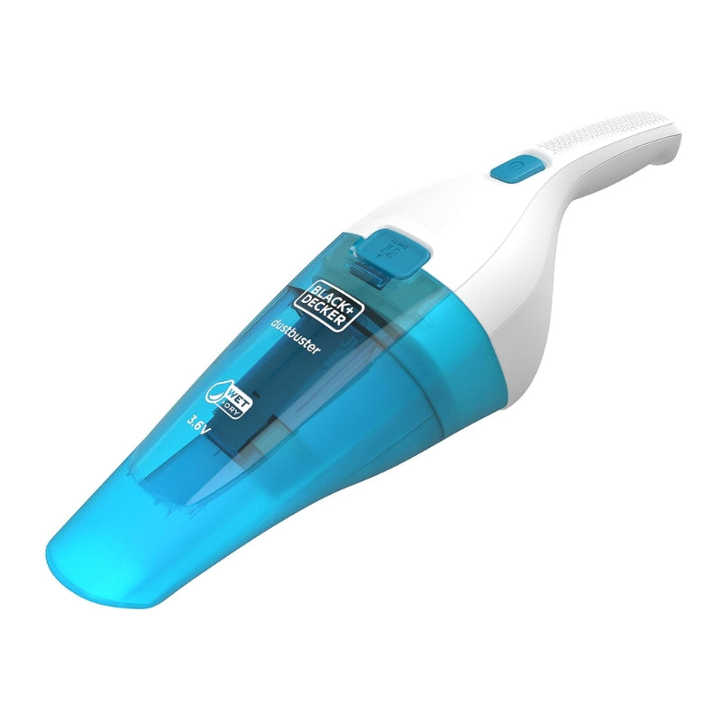 Black+Decker 3.6V 1.5Ah Lithium-Ion Cordless Handheld Vacuum Cleaner for Dry and Wet Cleaning - مكنسة محمولة بلاك آند ديكر 3.6 فولت للشطف والجاف
