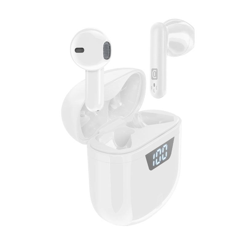 Cellularline CL Seek TWS Wireless Earbuds with LED Display - سماعة Cellularline Seek TWS بلوتوث لاسلكية مع شاشة LED