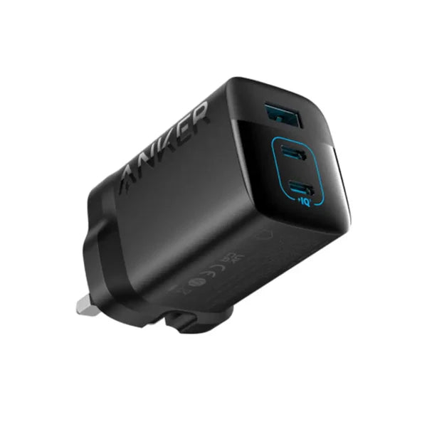 شاحن انكر 336 باوربورت 67 واط منفذ يو اس بي سي - اسود | Anker Charger 336 Powerport 67W USB-C GaN Charger - Black.
