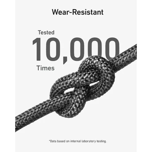 Anker 544 USB C Cable (140W 3ft) Type C to Type C Cable - كيبل نايلون بقدرو 140واط يو اس بي سي الى يو اس بي سي