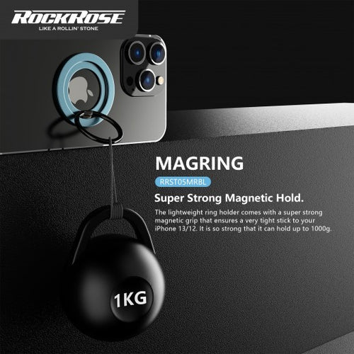 Rockrose Magnetic Phone Ring Holder - حامل حلقة الهاتف المغناطيسي من روك روز