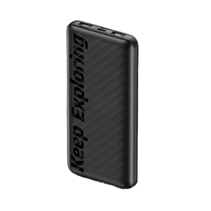 Oraimo Power Bank 10K mAh 2.4A Black -باور بانك أورايمو 10000 مللي أمبير باللون الأسود