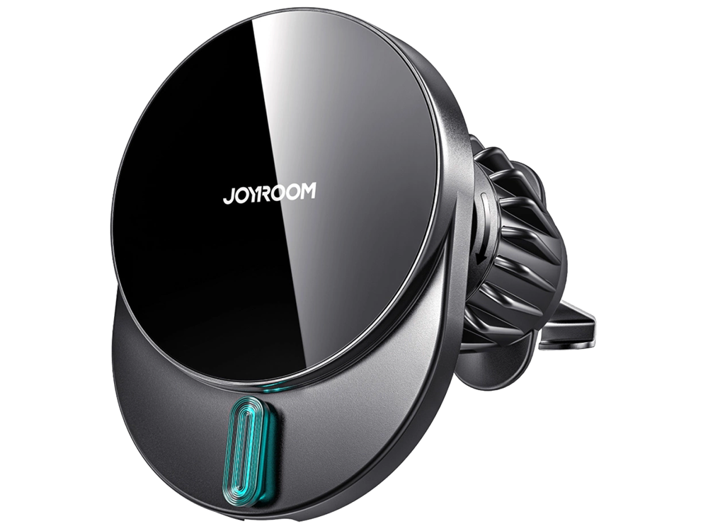 شاحن وحامل هاتف مغناطيسي للسيارة من جويرووم بقدرة شحن لاسلكي 15 واط | JoyRoom JR-ZS409 Magnetic Wireless Car Charger Holder – 15W MagSafe