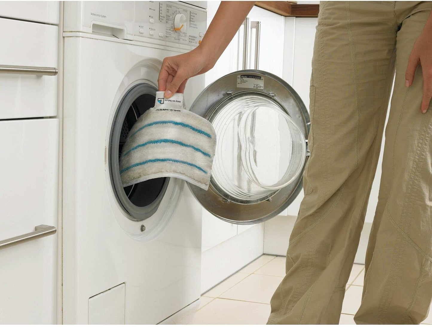 Black+Decker Steam Mop Replacement Pads, 2 Pack - رؤوس استبدال لممسحة بخارية بلاك آند ديكر، 2 حبة