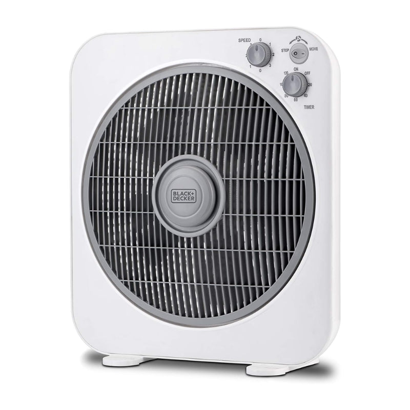 Black&Decker FB1220-B5 12 INCH BOX FAN - مروحة صندوقية بلاك أند ديكر ١٢ إنش – ٤٠ واط