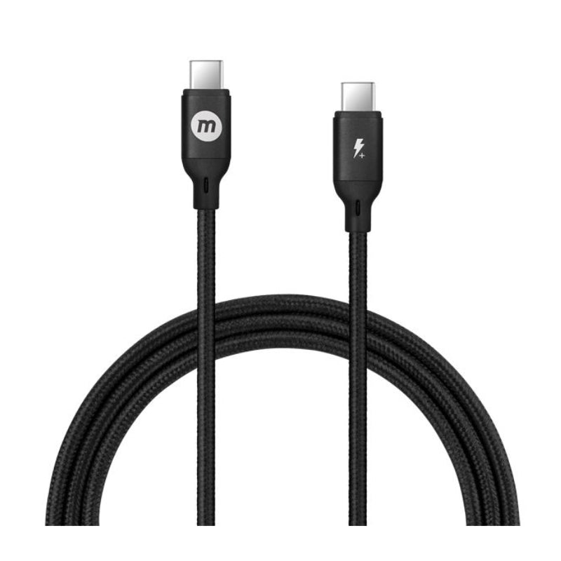 كيبل موماكس جو لينك تايب سي الى تايب سي بقدرة شحن 100 واط و طول 1.2 متر | Momax GoLink USB-C to USB-C PD 100W Braided Cable (1.2M)