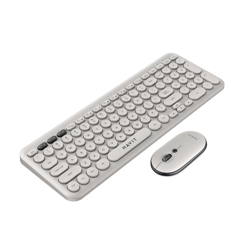 مجموعة هافيت كيبورد وماوس لاسلكية | Havit KB254GCM Wireless Keyboard + Mouse Combo