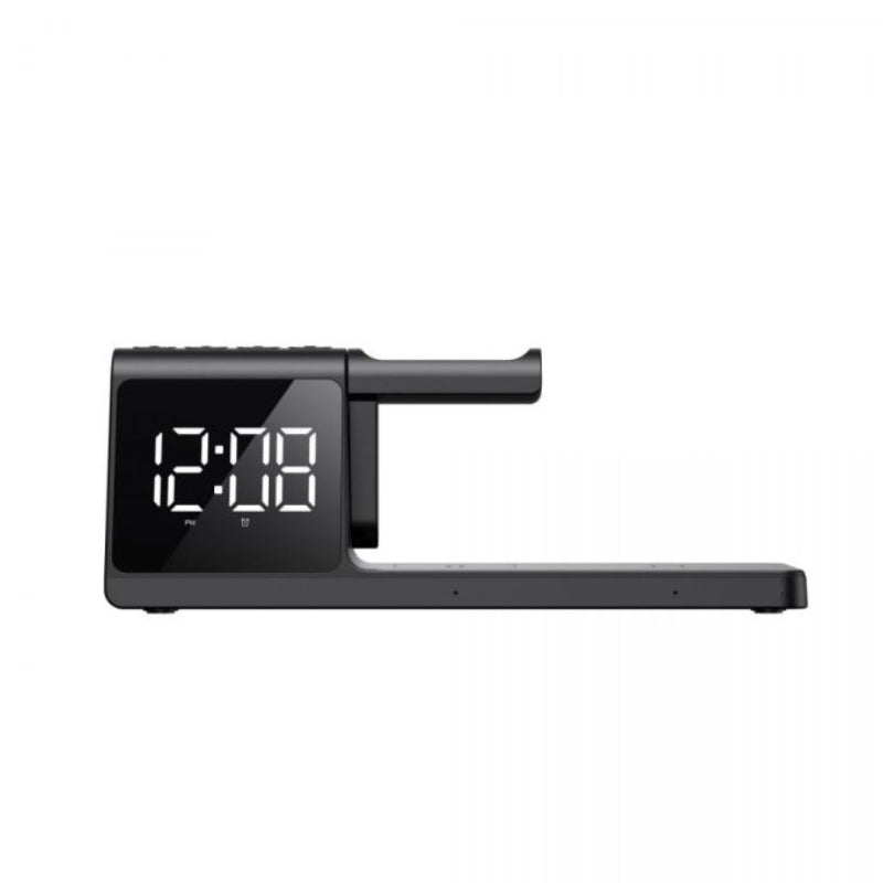 Havit W3042 Wireless Charger 3 IN 1 Phone, Watch and Buds - هافيت شاحن لاسلكي 3 في 1 للهاتف والساعة والسماعات باللون الأسود