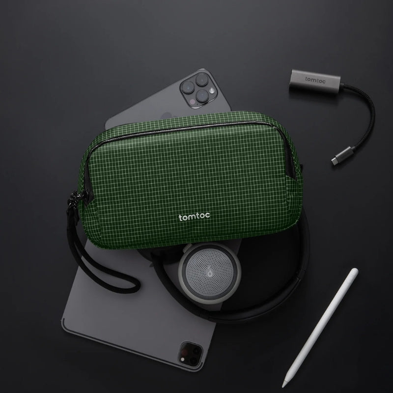 حقيبة تنظيم اكسسوارات الكترونية توم توك لايت T12 بسعة 1.8 لتر | Tomtoc Light-T12 Electronic Accessory Pouch 1.8L