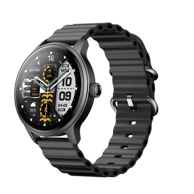 Oraimo Smart watch OSW-830 Black - ساعة أورايمو الذكية بشاشة اموليد 1.43 بوصة ومقاومة الماء IP68