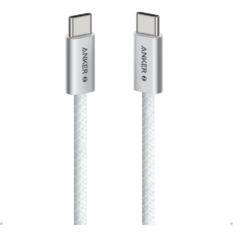 كيبل أنكر زولو مضفر يو اس بي سي الى يو اس بي سي بقدرة 240 واط وطول 1 متر | Anker Zolo USB-C to USB-C Cable 1m 240W Braided