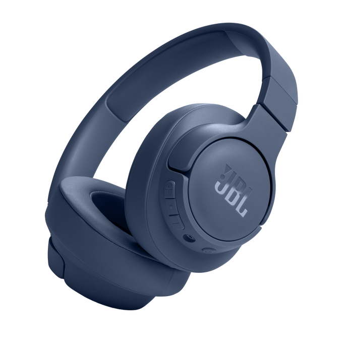 JBL Tune 720BT Wireless Over-Ear Headphones Bluetooth 5.3 76H Battery - جسه بي ال سماعات رأس لاسلكية فوق الاذن من تون صوت جهوري نقي، بلوتوث 5.3مكالمات بدون استخدام اليدين