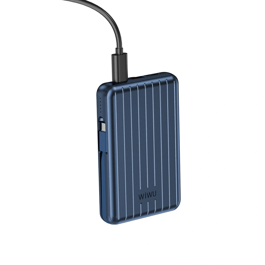 WiWU Truck Series 20000mAh Magnetic Wireless Power Bank PP04 - ويوو باور بانك Truck Series 20000mAh PP04 مغناطيسي شحن لاسلكي سريع